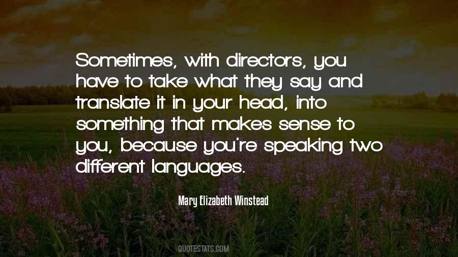 Quotes About Speaking Languages #1609103