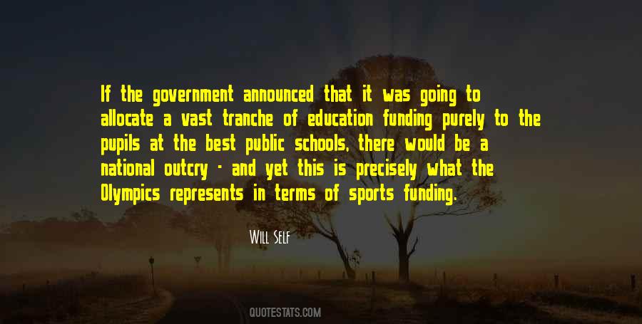 Quotes About Funding Education #598600