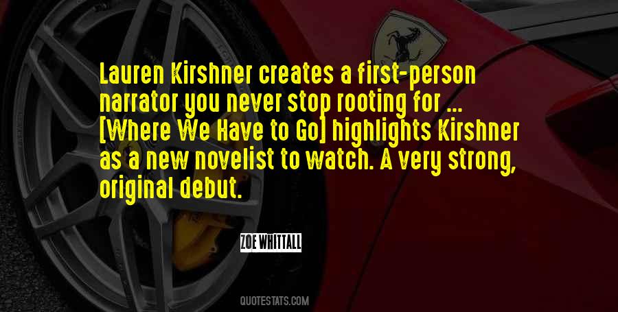 Kirshner Quotes #1389591