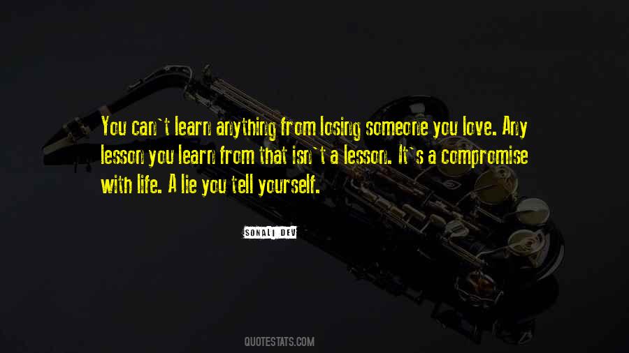 Quotes About Losing Someone #127219