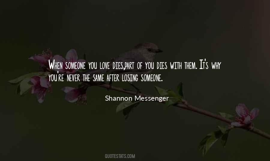 Quotes About Losing Someone #1807698