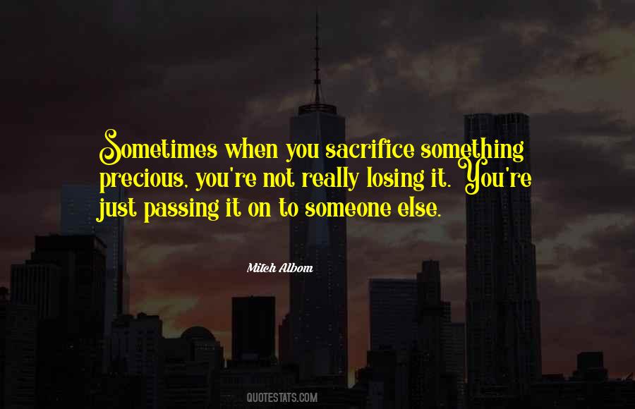 Quotes About Losing Someone #321869