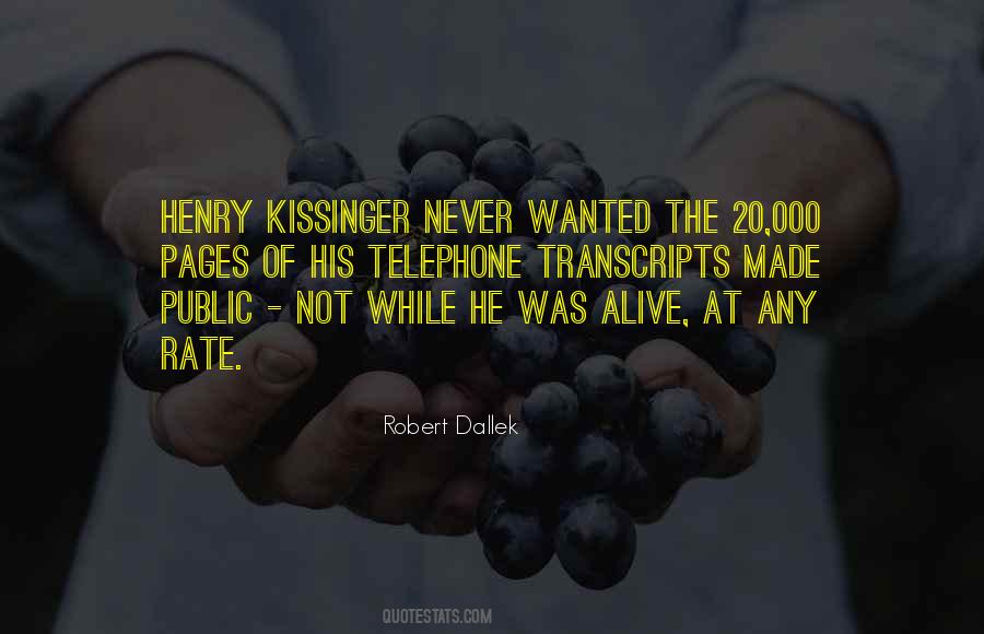 Kissinger's Quotes #136165