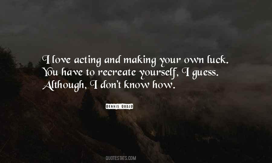 Quotes About Luck And Love #721103