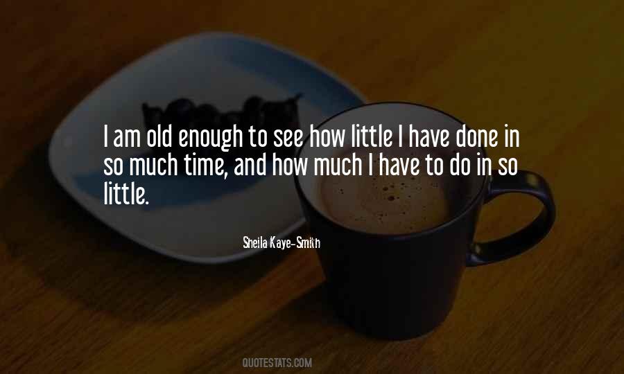 Quotes About So Much To Do So Little Time #186919