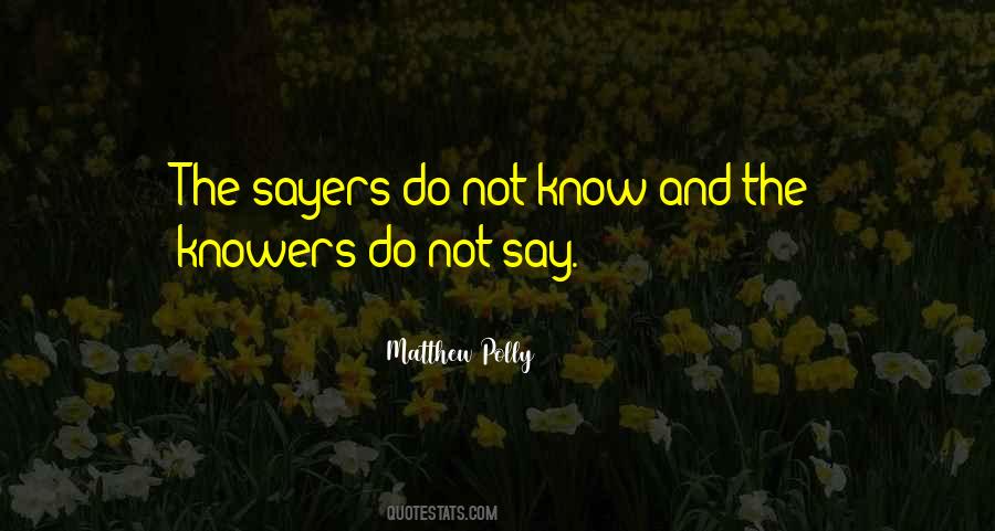 Knowers Quotes #1831165