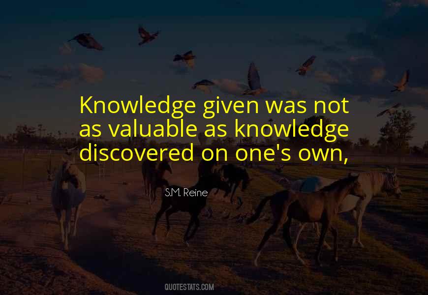 Knowledge's Quotes #64040