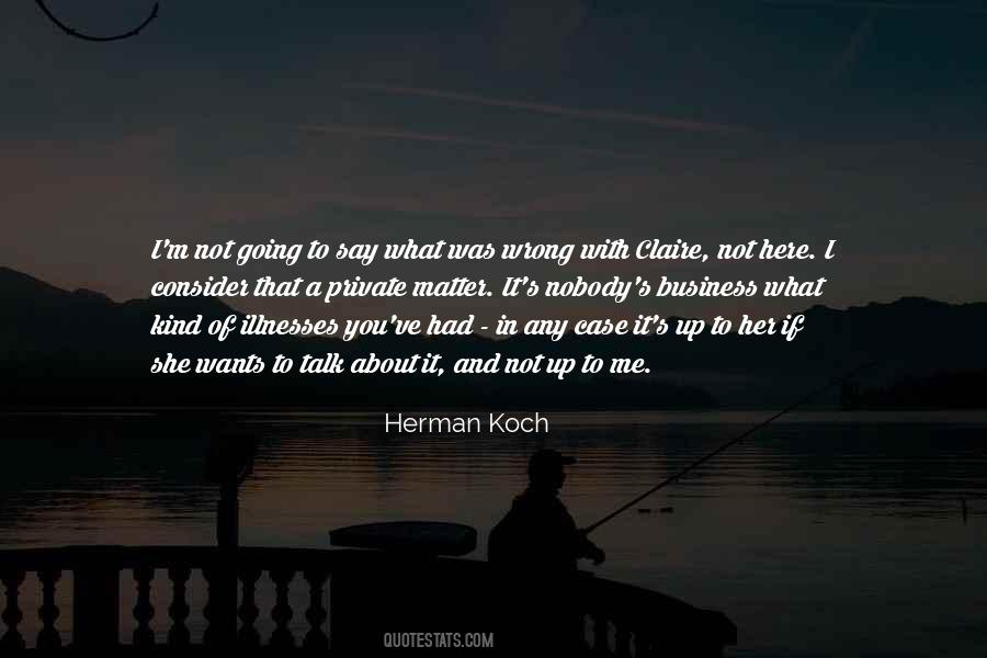 Koch's Quotes #1213785