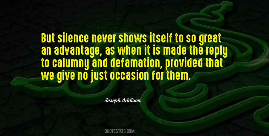 Quotes About Defamation #146791