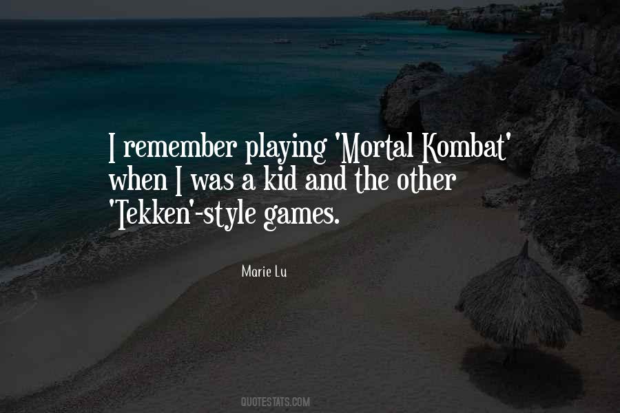 Kombat Quotes #626732