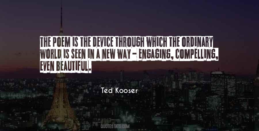 Kooser Quotes #682488