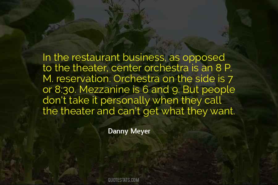 Quotes About The Restaurant Business #71610