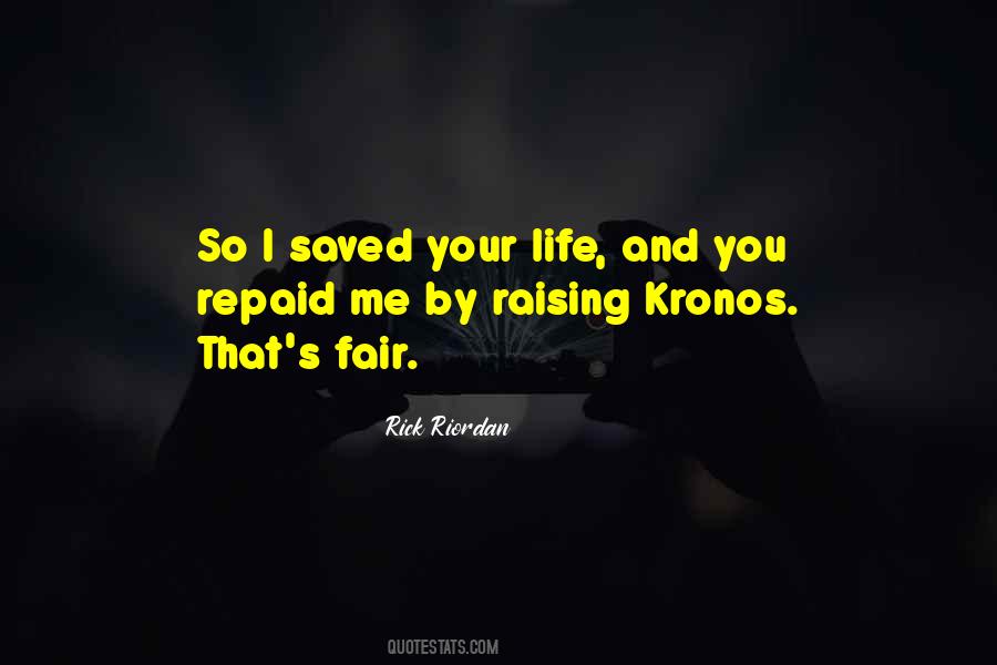 Kronos's Quotes #1849679