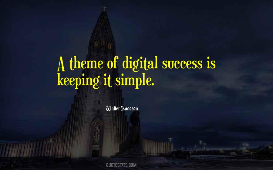 Quotes About Keeping It Simple #191044