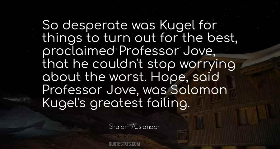 Kugel Quotes #1201981