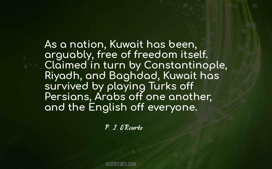 Kuwait's Quotes #1069252