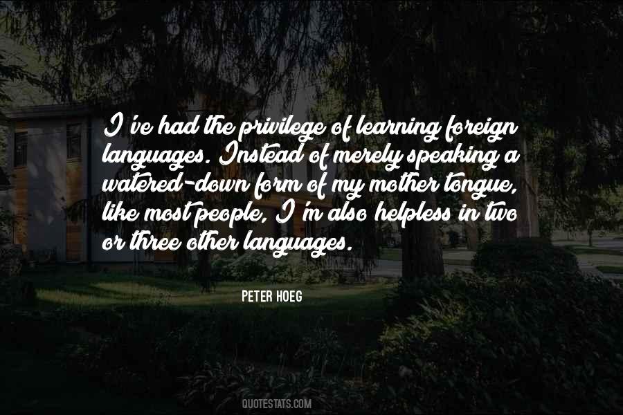 Quotes About Languages Learning #1078646