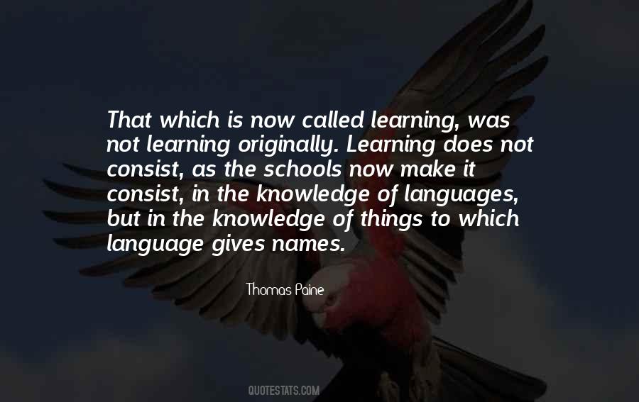 Quotes About Languages Learning #1616586