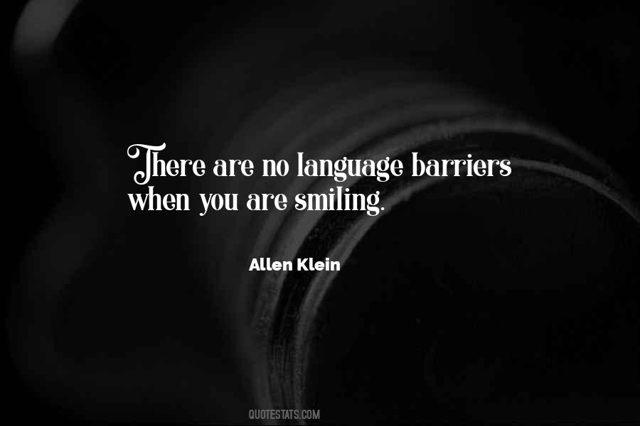 Quotes About Language Barriers #1659787