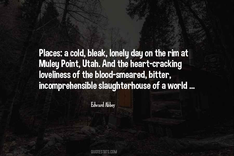 Quotes About Lonely Places #860584