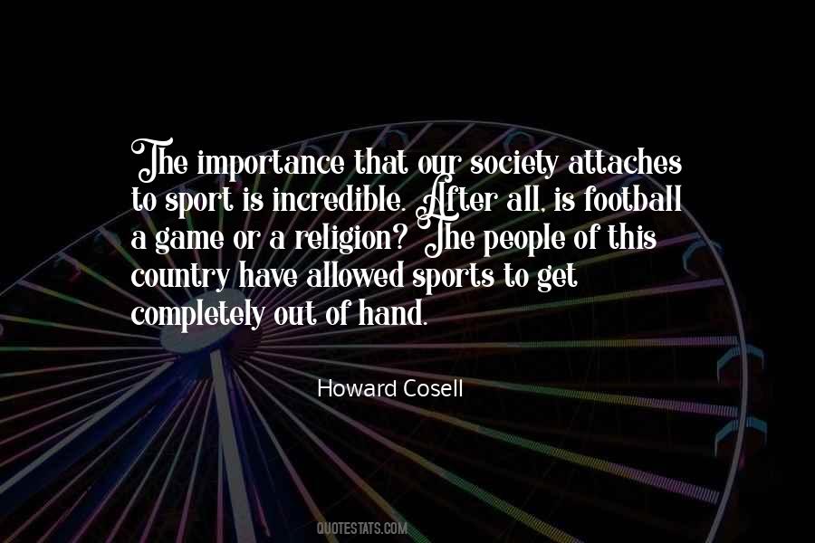 Quotes About Religion And Sports #835092 Quotes About Religion And Sports #835092