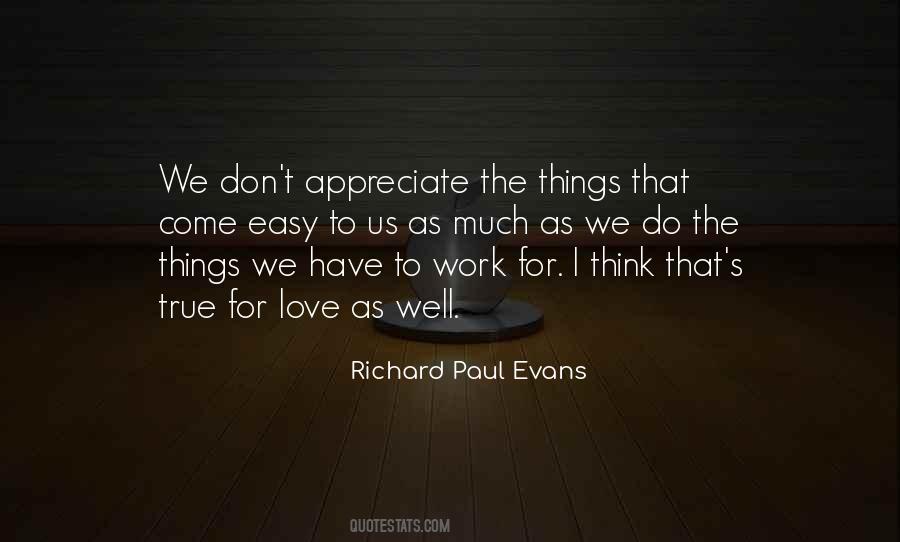 Quotes About Easy Work #278564