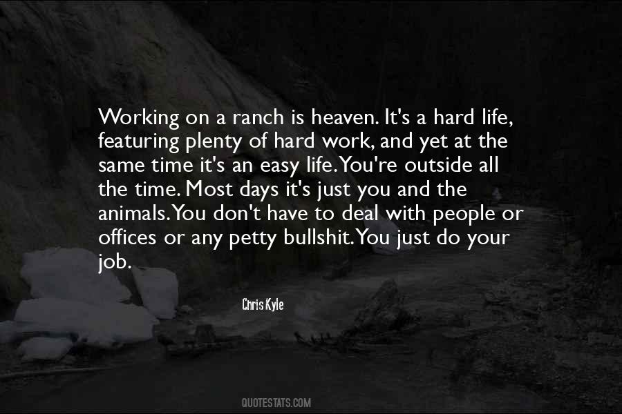 Quotes About Easy Work #302072