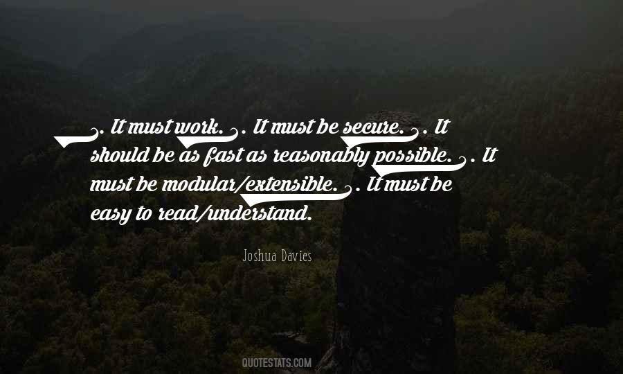 Quotes About Easy Work #55848