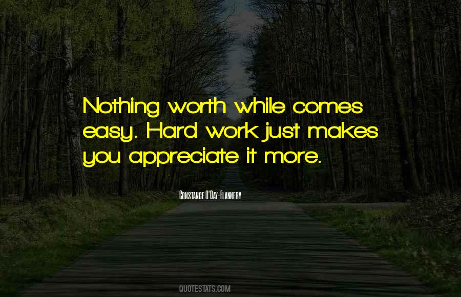 Quotes About Easy Work #74571