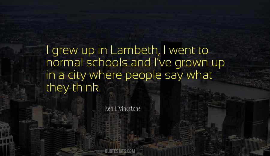 Lambeth Quotes #496179