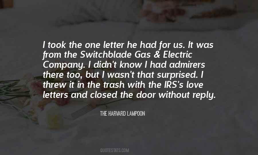 Lampoon's Quotes #10054