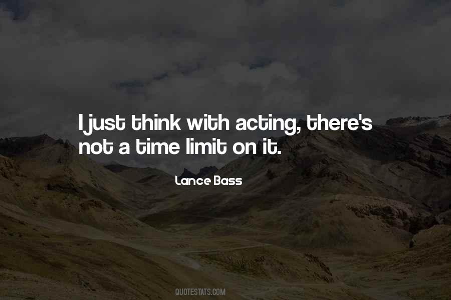 Lance's Quotes #551477
