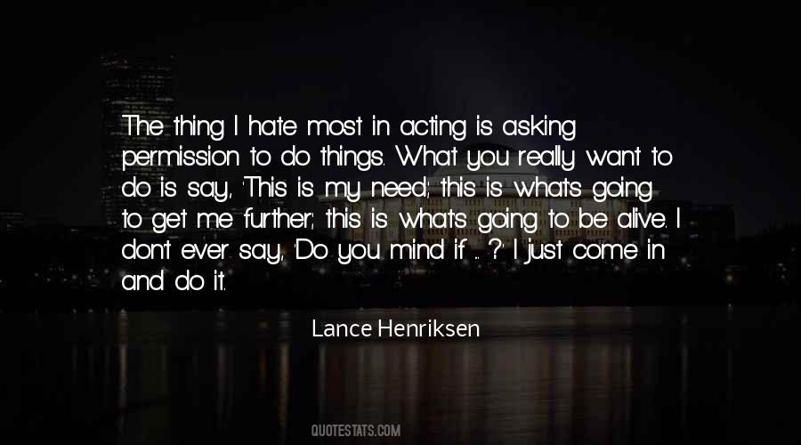 Lance's Quotes #6203