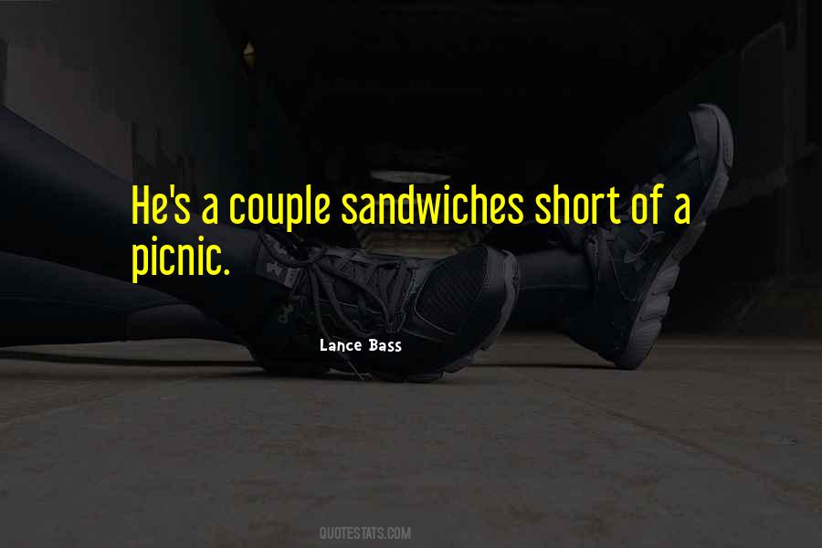 Lance's Quotes #748010