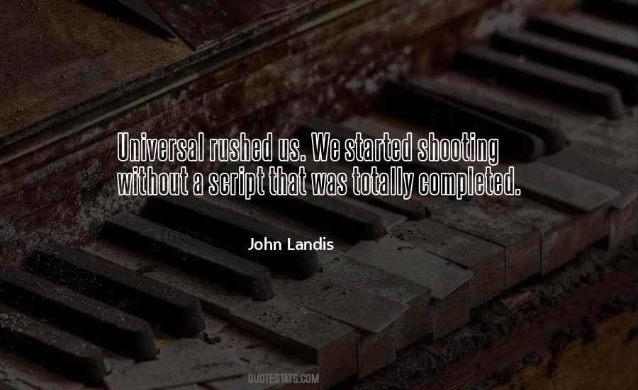 Landis's Quotes #371516