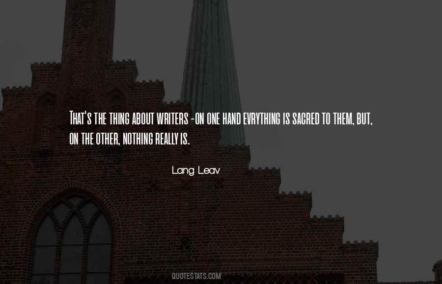 Lang's Quotes #519394