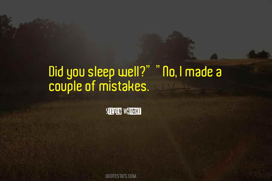 Quotes About Sleep Well #1546835