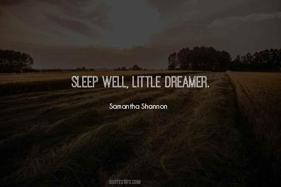 Quotes About Sleep Well #1714320