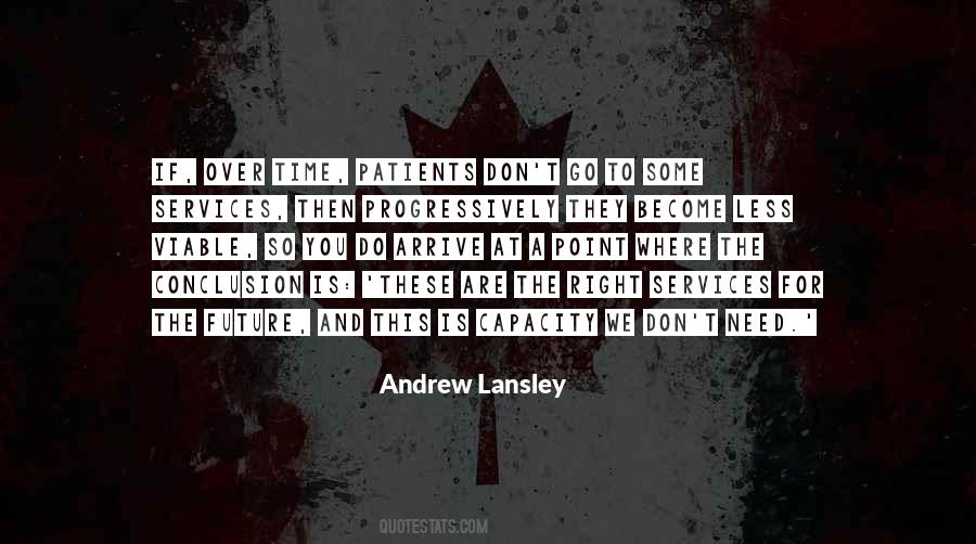 Lansley Quotes #98462