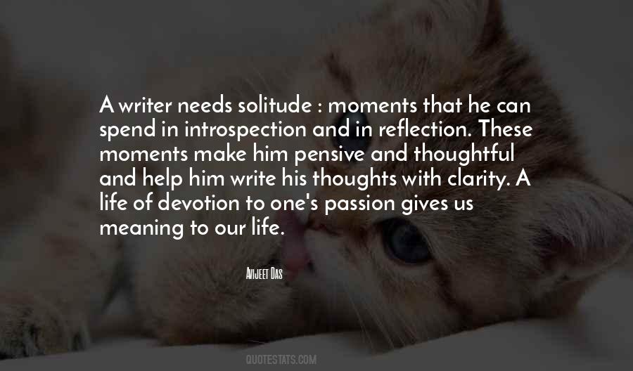 Quotes About Solitude And Reflection #1768723