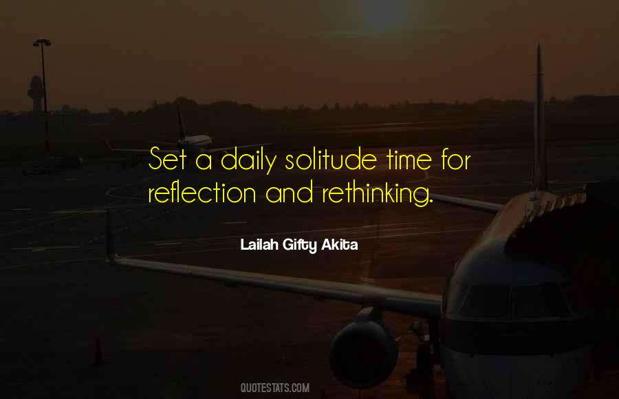 Quotes About Solitude And Reflection #807000