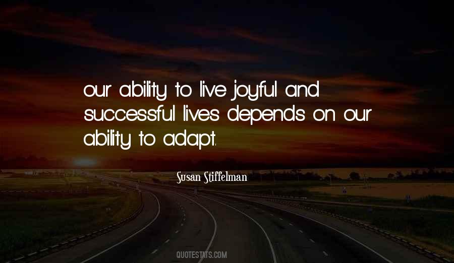 Quotes About Ability To Adapt #169099