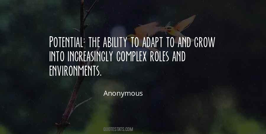 Quotes About Ability To Adapt #312121