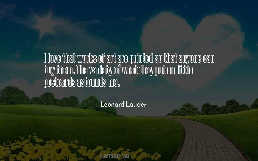 Lauder's Quotes #111223