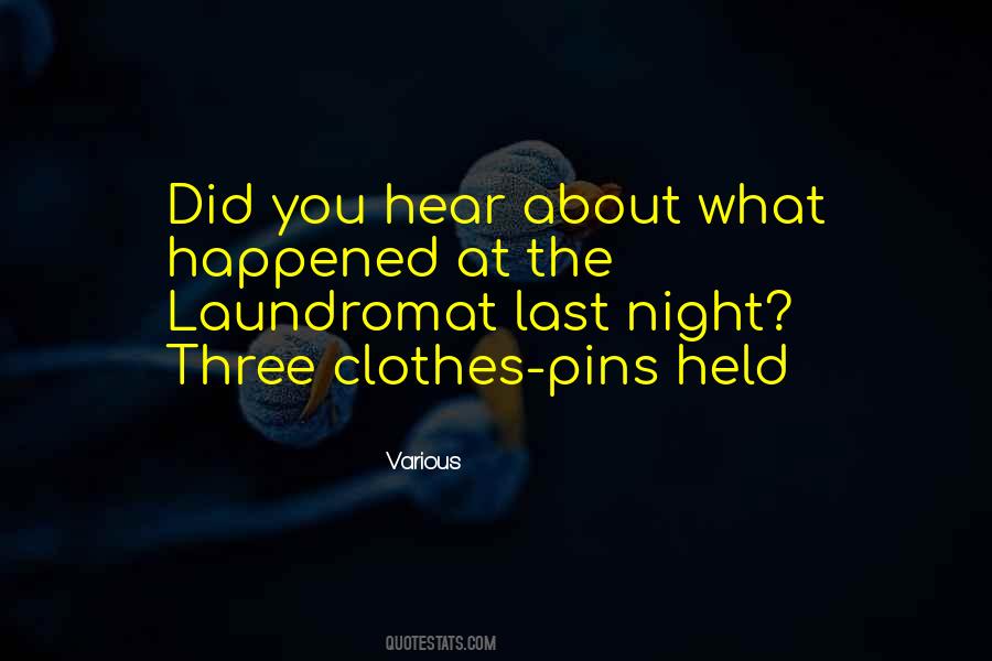 Laundromat Quotes #974064