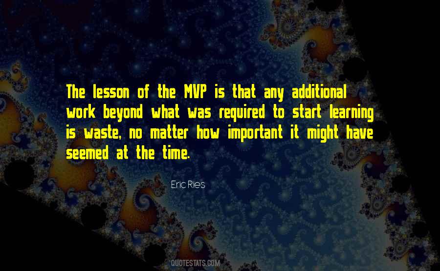 Quotes About Mvp #1467563
