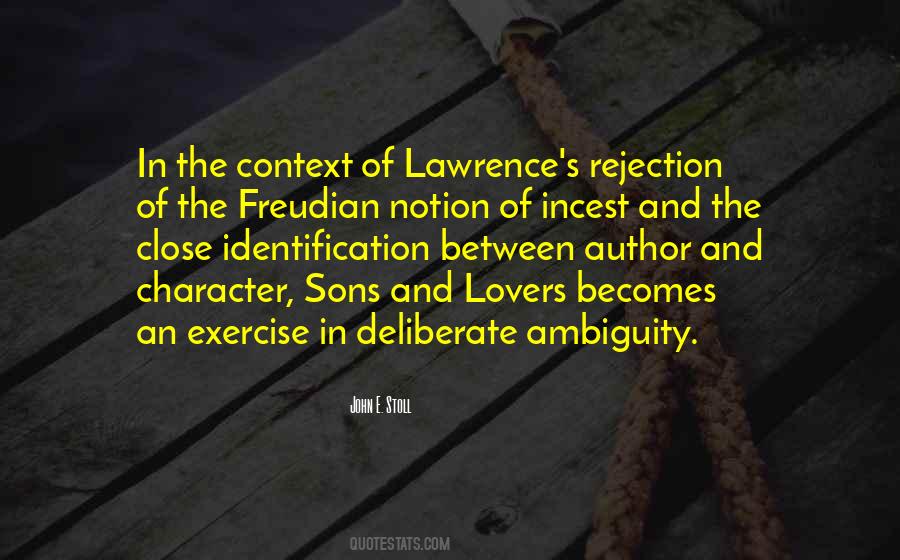 Lawrence's Quotes #1006575
