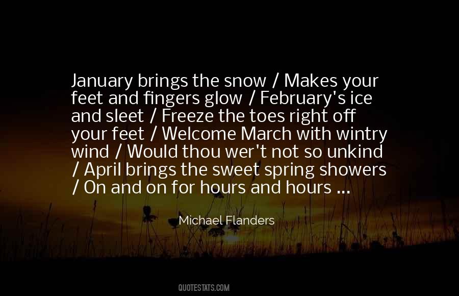 Quotes About Snow In March #1770248