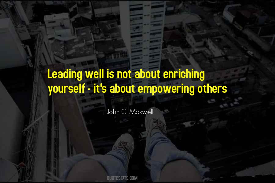 Leading's Quotes #352259