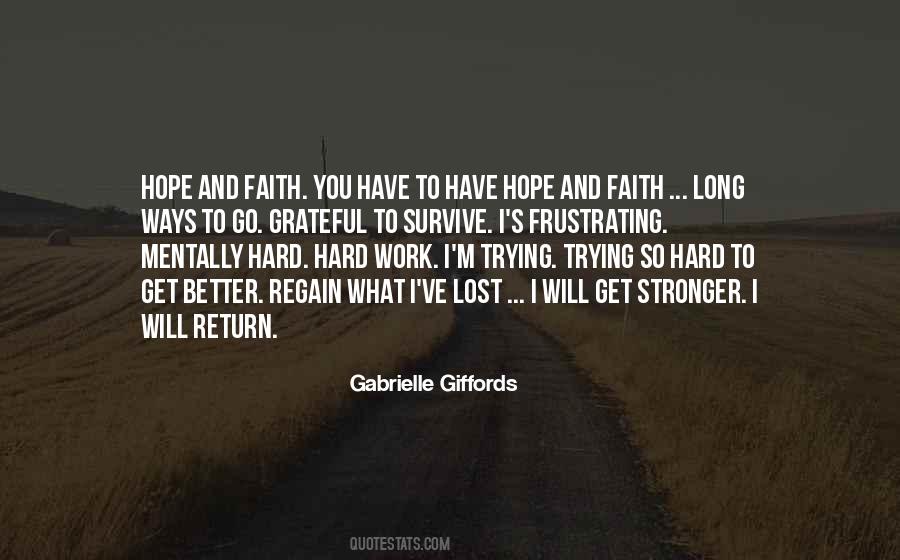 Quotes About Hope And Faith #1792620